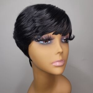 Short Pixie Cut Wig 100% Brazilian Human Hair wig ,short wig